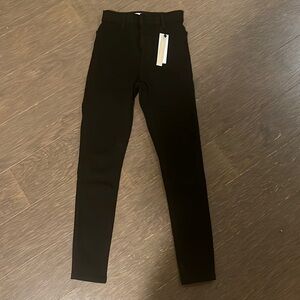 NEW super high waisted all black topshop JONI jeans